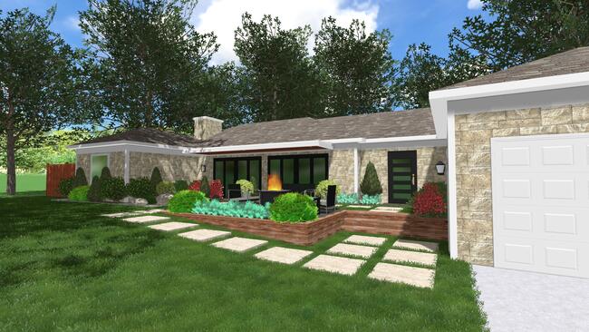 Beautiful backyard design
